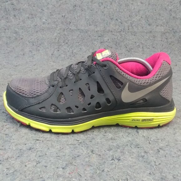 Nike Shoes - Nike Dual Fusion Run 2 Womens 8.5 Running Shoes Low Top Sneakers Gray